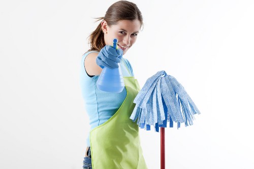 Professional deep cleaning in a Clapham home kitchen