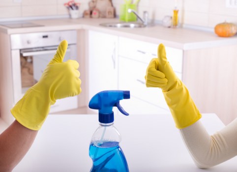 Office cleaners in Clapham maintaining a tidy workspace