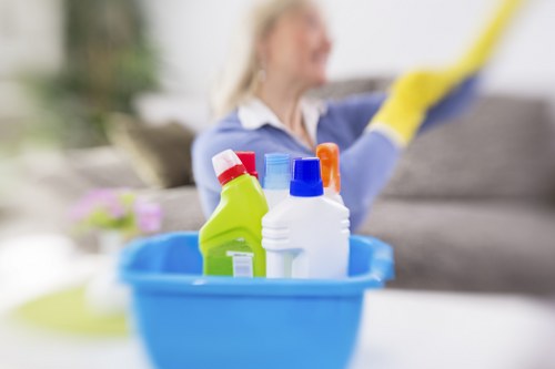 Deep upholstery cleaning service in a Clapham living room