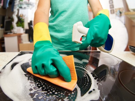 Deep cleaning of tiled and stone flooring in Clapham