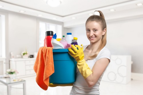 Professional cleaner training for oven cleaning safety procedures