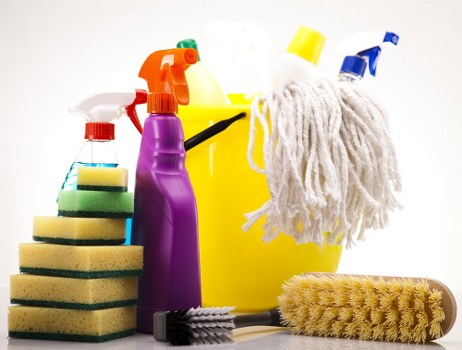 Deep cleaning sofa fabric to remove stains and dirt in Clapham