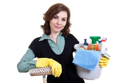Bathroom cleaning service in a Clapham home